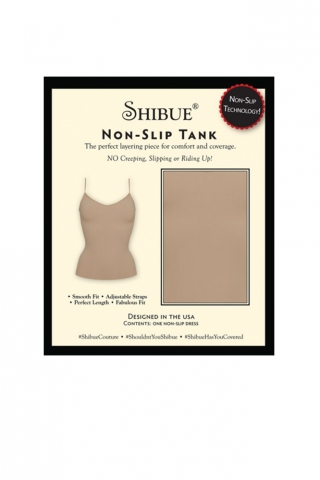 SHIBUE non-slip cami tank - nude