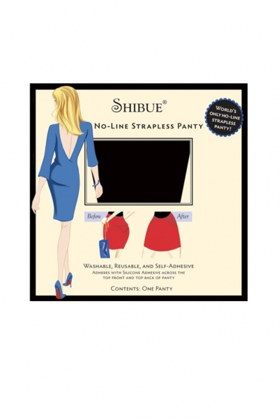 SHIBUE no-line strapless panty - black